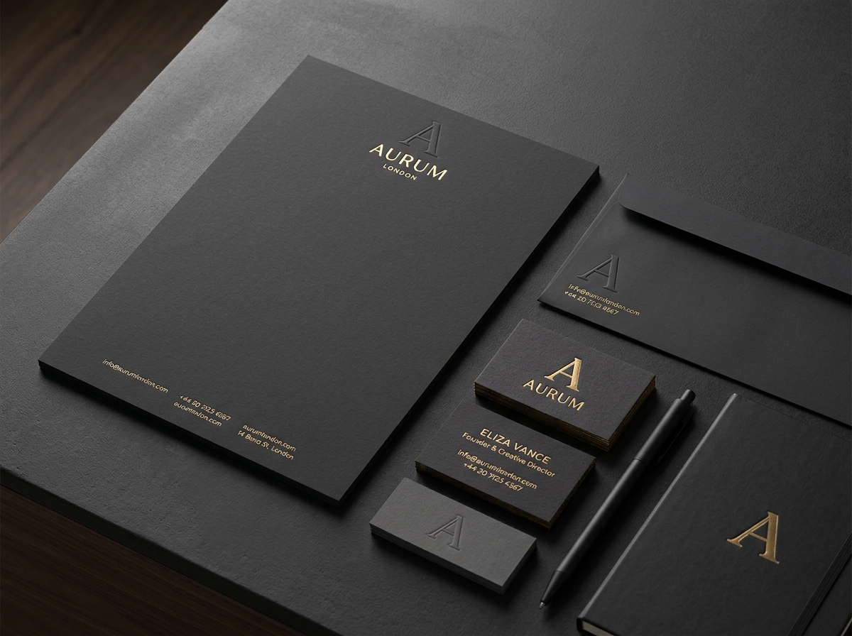 Aurum London Visual Identity Suite